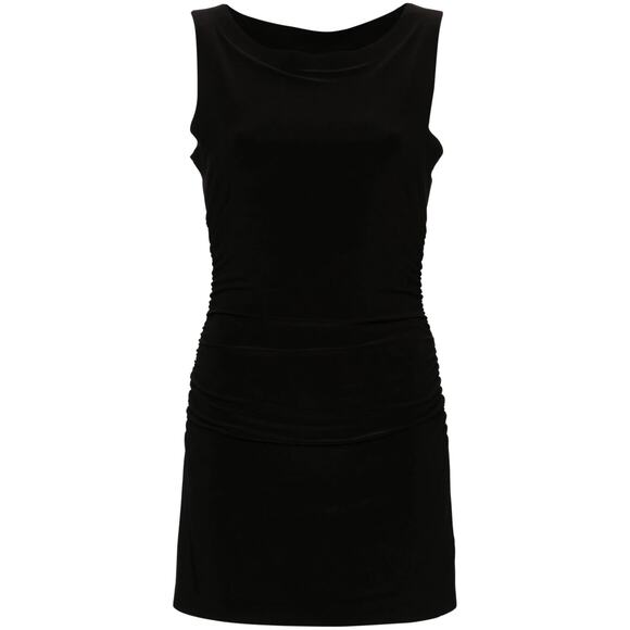 Norma Kamali Pickleball Sleeveless Mini Dress - S - Black - Picture 1 of 5
